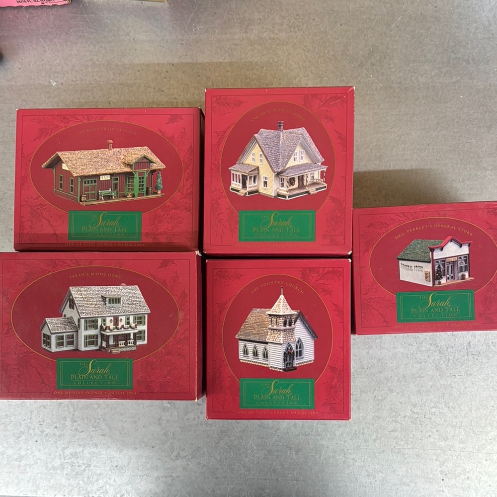 NIB Hallmark The Sarah Plain & Tall Collection 1994 complete set